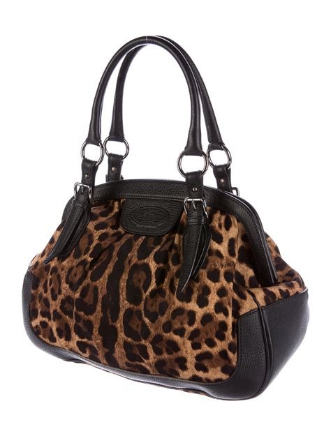 leopard print shoulder bag